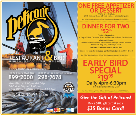 Pelican's Restaurant Clipart (829x402), Png Download