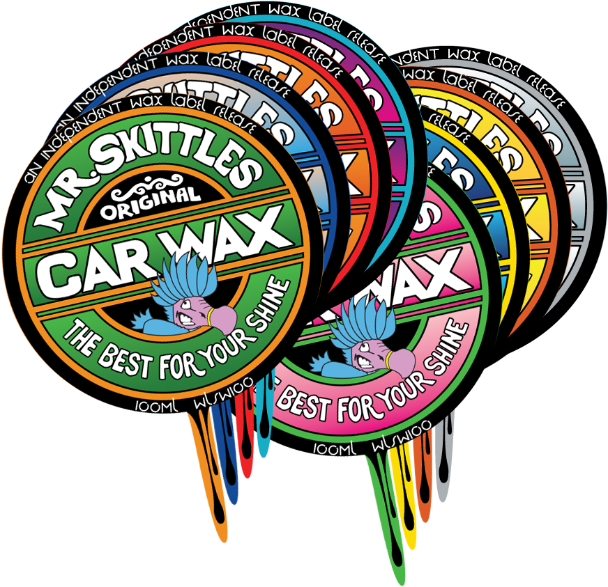 This Skittles Wax Comes In A Limited Edition Of 64 - Circle Clipart (879x850), Png Download