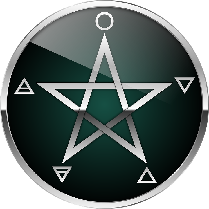 Pentacle Png - Png Wicca Png Wheel Of The Year Transparent Free Image Clipart (720x720), Png Download