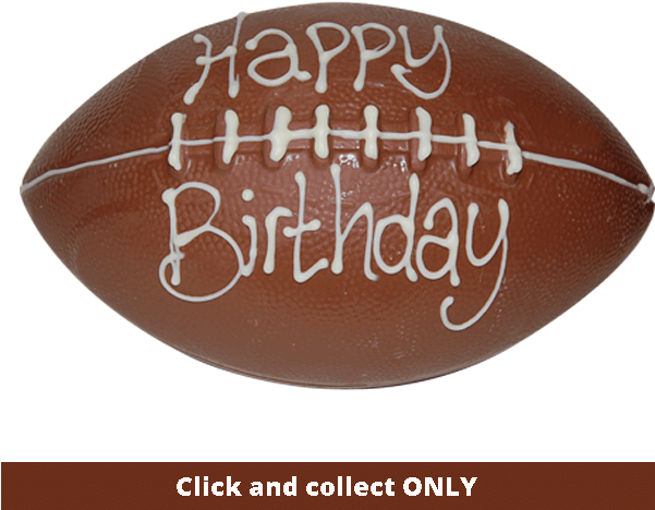 Chocolate Rugby Ball, Can Be Personalised With A Short - Chocolate Rugby Ball Clipart (600x600), Png Download