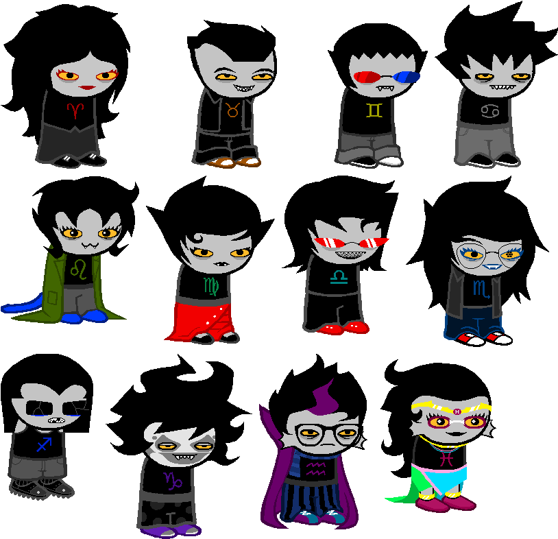 Homestuck Characters , Png Download - Troll Homestuck Clipart (814x786), Png Download