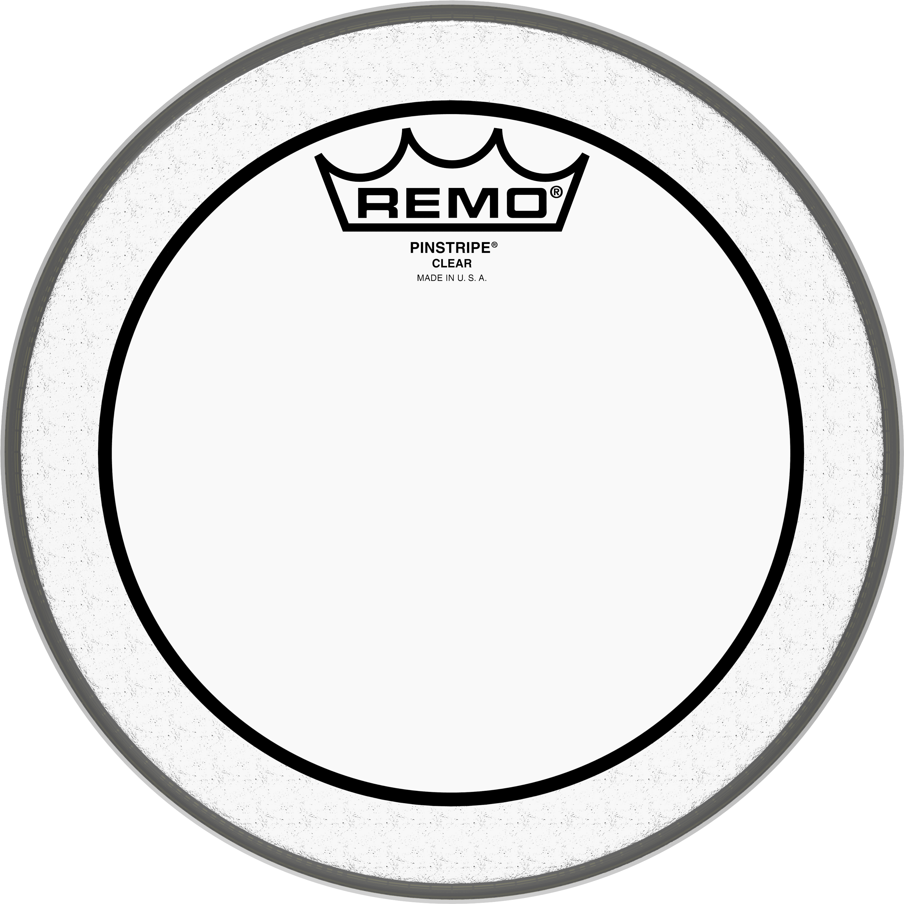 Remo Pinstripe Clear Drumhead, 8" - Remo Pinstripe Clear Clipart (3300x3300), Png Download