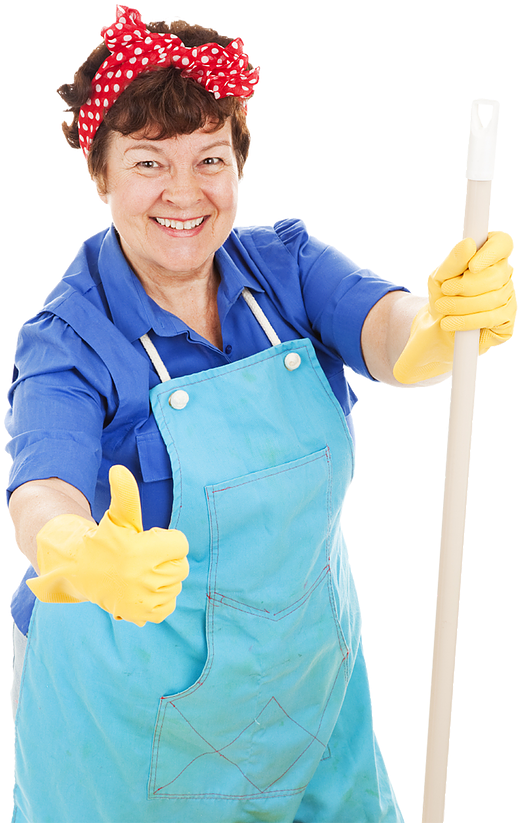 Be A Maid - Lady Cleaning Clipart (535x827), Png Download