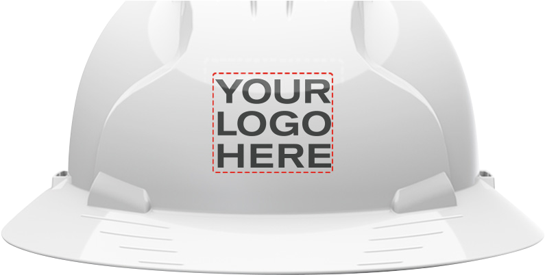 Imprint Sizing - Hard Hat Clipart (812x441), Png Download