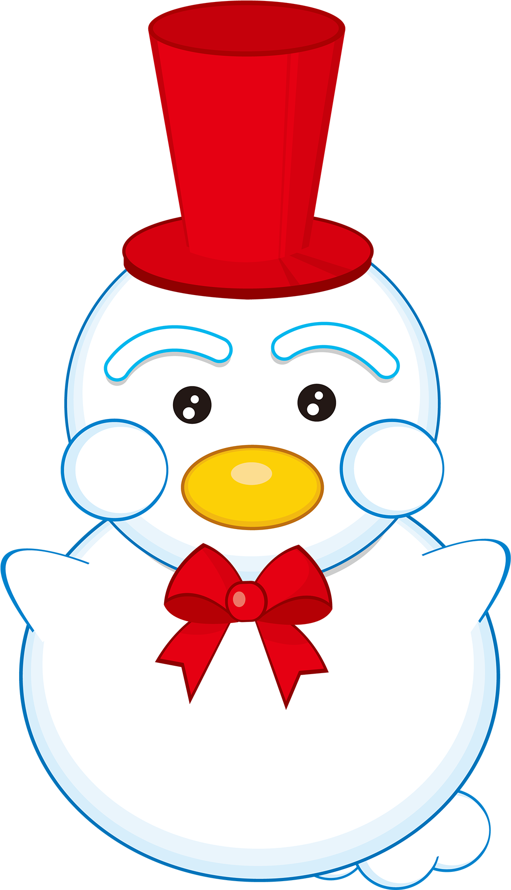 Winter Snow Snowman Festive Png And Vector Image - Cartoon Clipart (2000x2000), Png Download