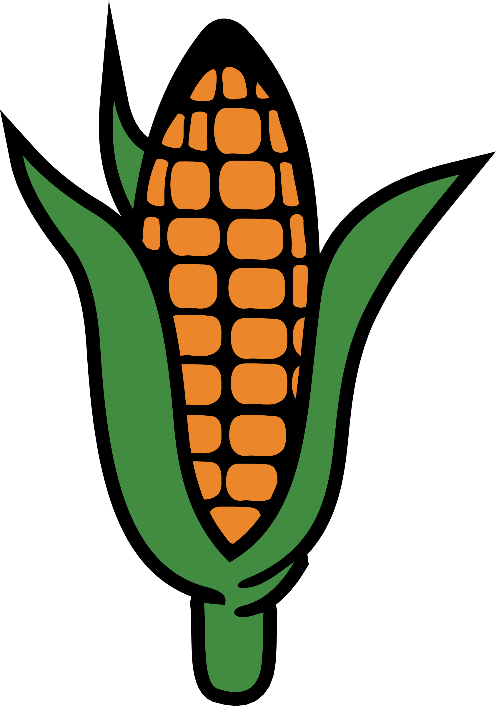 This Free Icons Png Design Of Corn 4 Clipart (1686x2400), Png Download