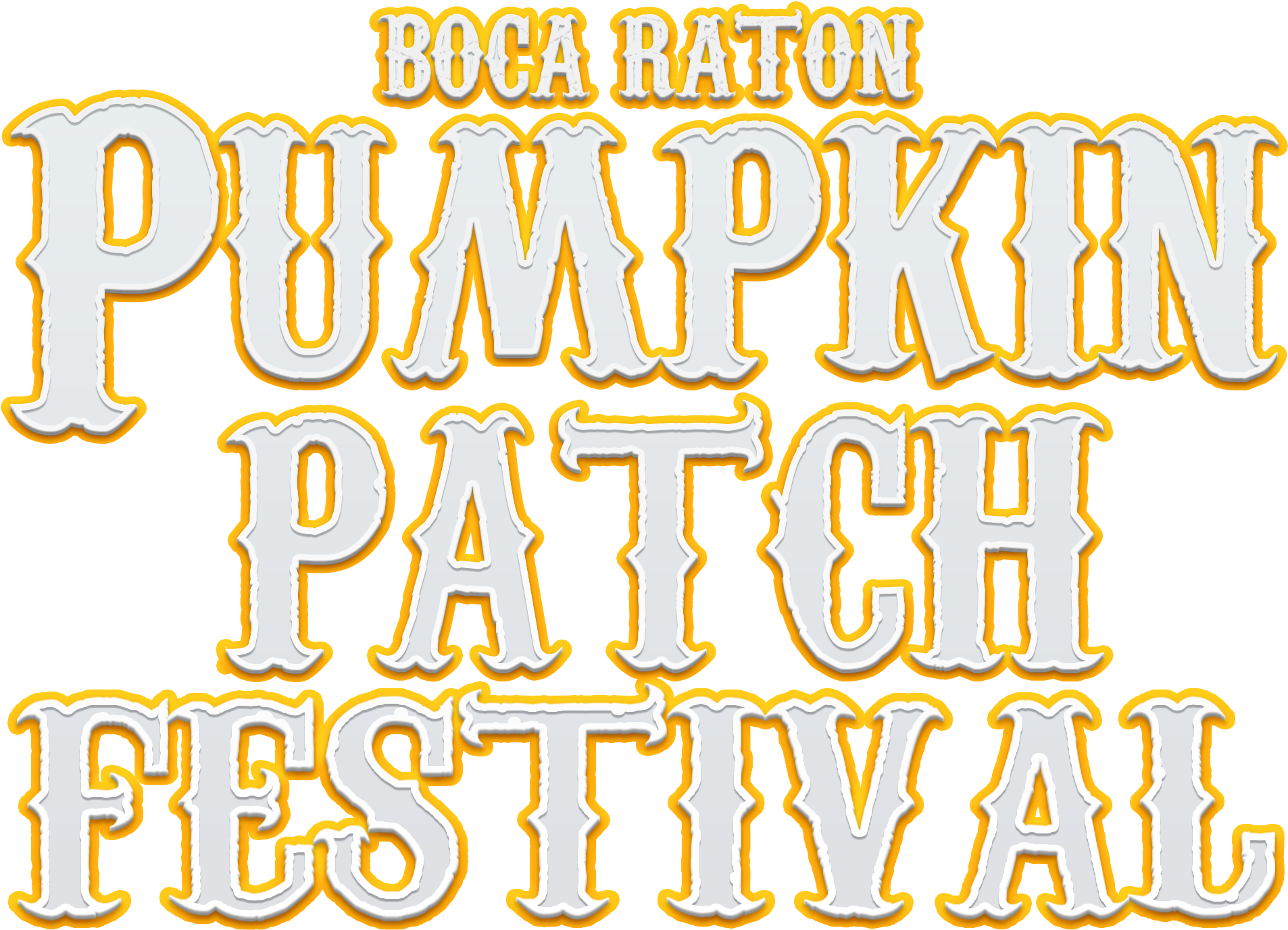 Boca Pumpkin Patch Festival - Calligraphy Clipart (2500x1500), Png Download
