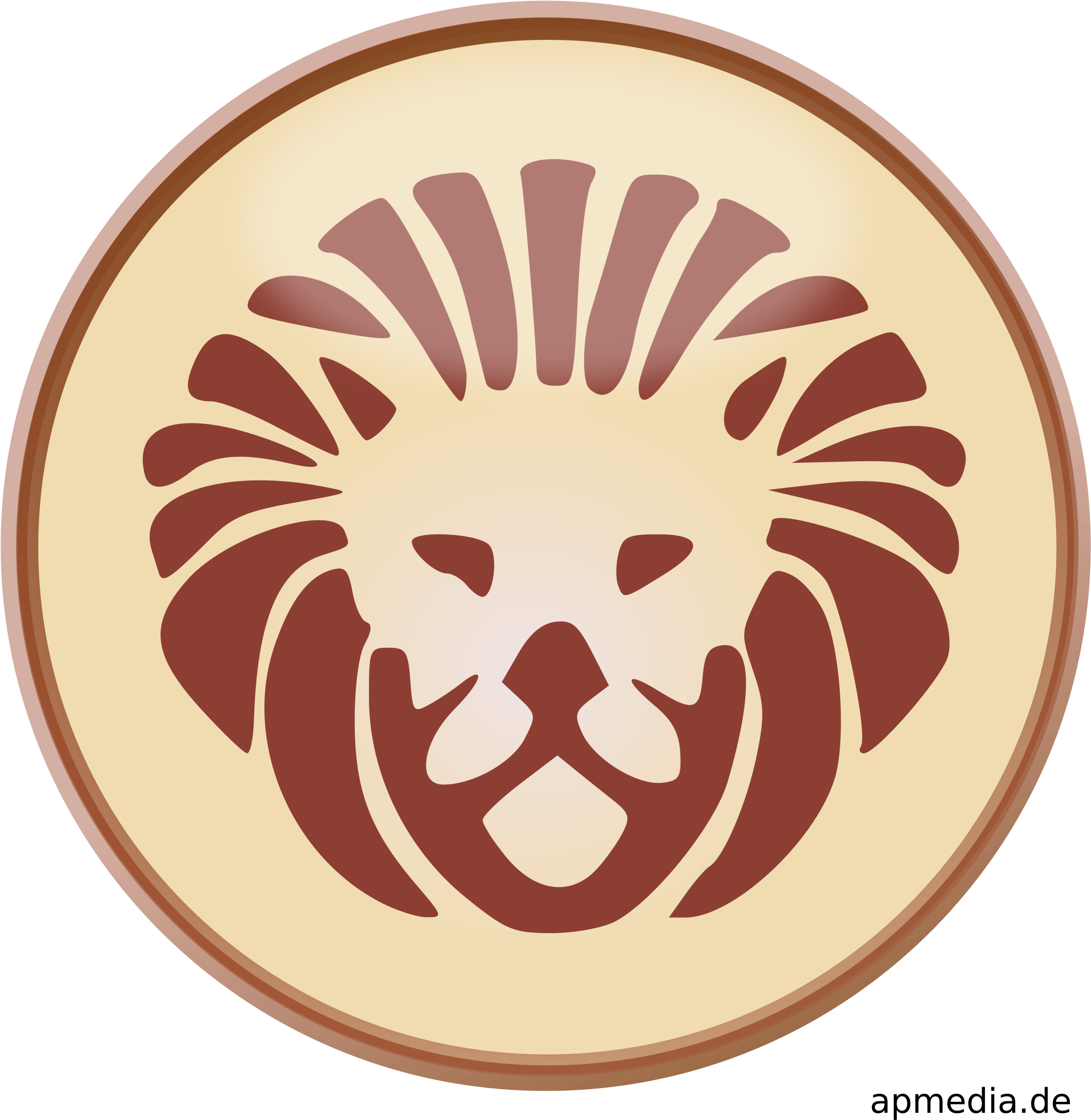 This Free Icons Png Design Of Star Sign Lion Clipart (2400x2400), Png Download