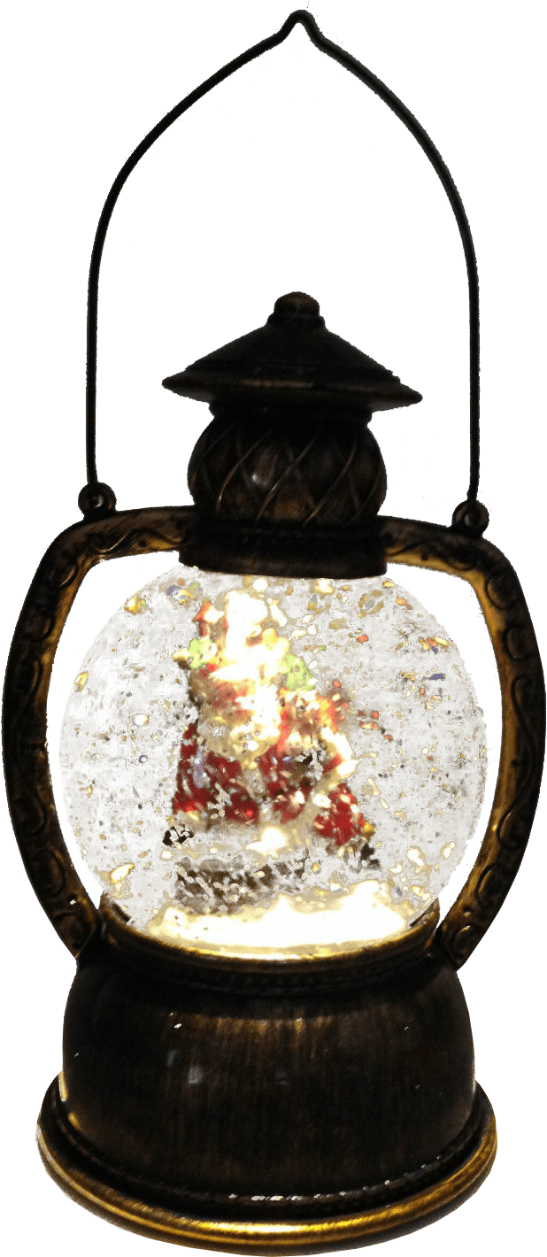 Christmas Snow Globe Transparent Background Image - Christmas Snow Globe Lantern Clipart (664x1441), Png Download