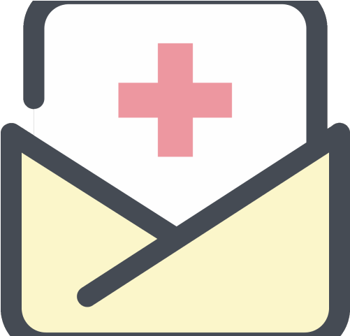 Red Cross Mark Clipart Klinik - Increment Letter Icon - Png Download (640x480), Png Download