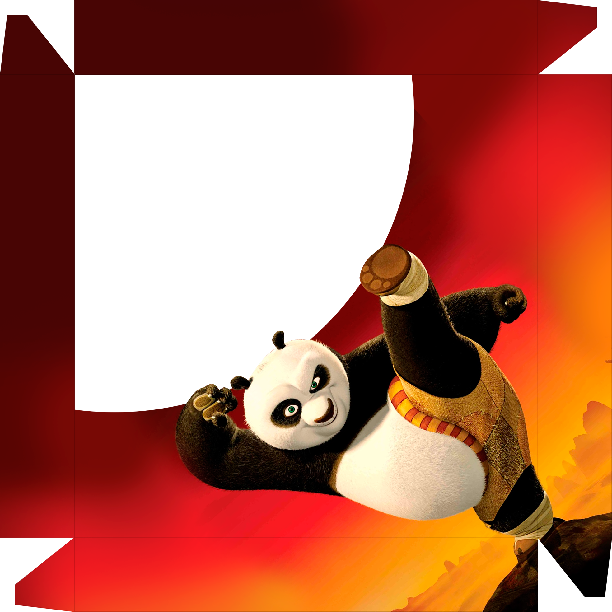 Caixa De Bombom Kung Fu Panda - Kung Fu Panda 2 Clipart (1967x1967), Png Download