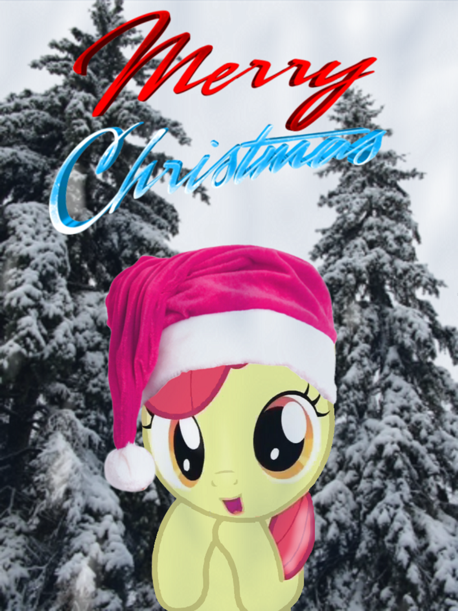 Apple Bloom, Artist - Cedar Tree With Snow Clipart (900x1201), Png Download