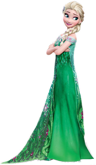 Clipart Black And White Stock Fever Elsa Png Pesquisa - Queen Elsa Frozen Fever Transparent Png (540x576), Png Download