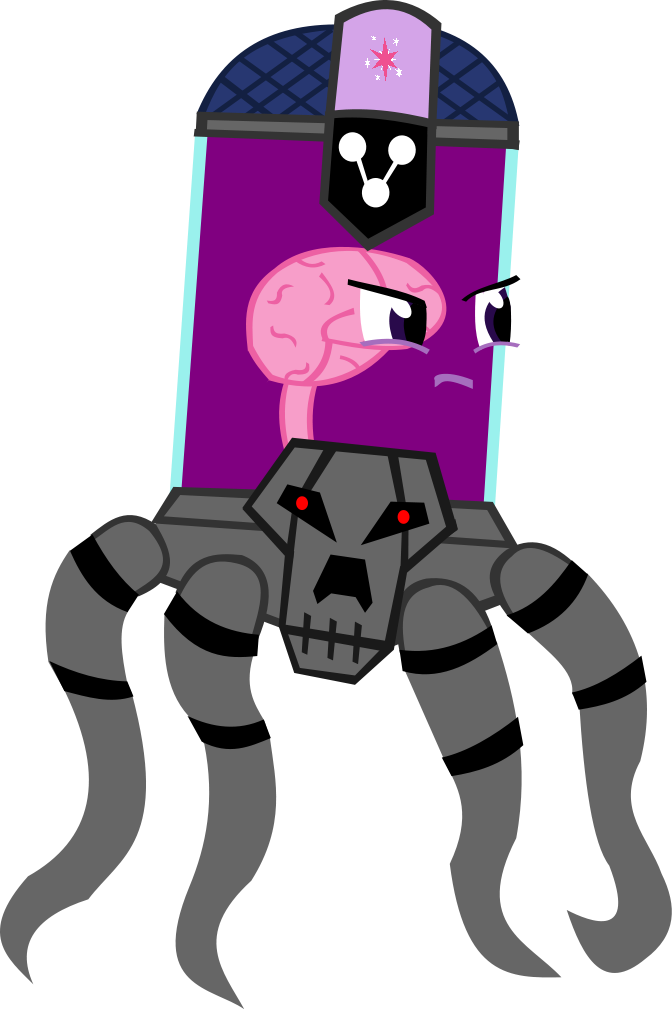 Jewelsfriend, Brain, Brainiac, Brainy Twilight, Crossover, - Robot Brain With No Background Clipart (672x1009), Png Download