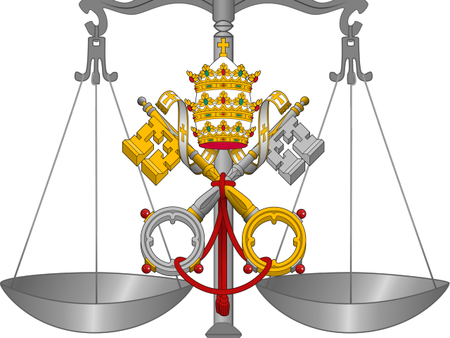 Lawyer Clipart Scales Justice - International Union Of Catholic Esperantists - Png Download (640x480), Png Download
