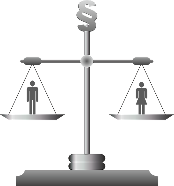Horizontal, Justice, Right, Law, Case Law, Court - Gender Equality Clipart (598x640), Png Download