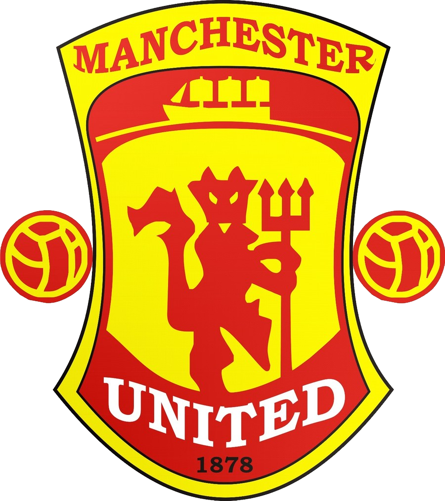 Manchester United Logo Png - Manchester United Logo Black And White Clipart (900x1013), Png Download