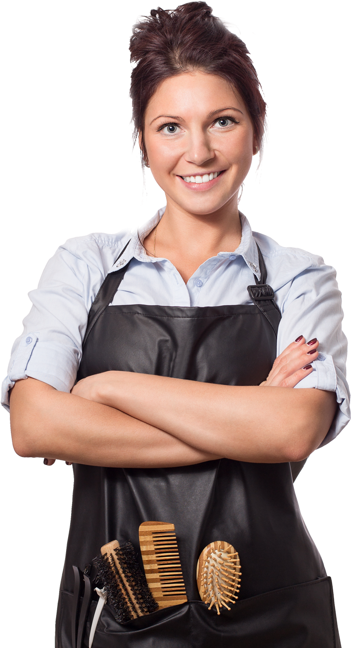 Hair Stylist - Professional Image As A Hairdresser Clipart (1366x1330), Png Download