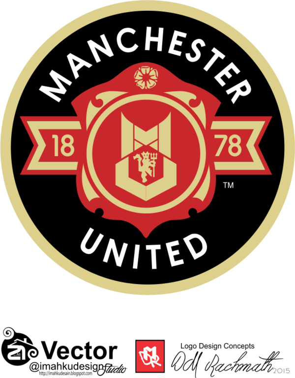 Manchester United Logo Concept Dmr By Imahkudesain - Man United V Arsenal Clipart (600x768), Png Download