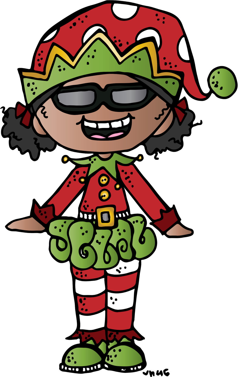 Open Giving Hands Clipart - Elf Clipart Melonheadz - Png Download (1012x1600), Png Download