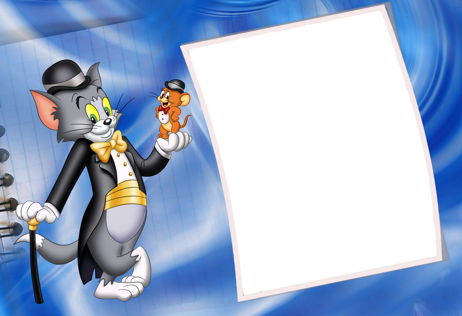 Tom And Jerry Frame Wallpaper For Desktop - Funny Cartoon Good Morning Clipart (1600x1094), Png Download