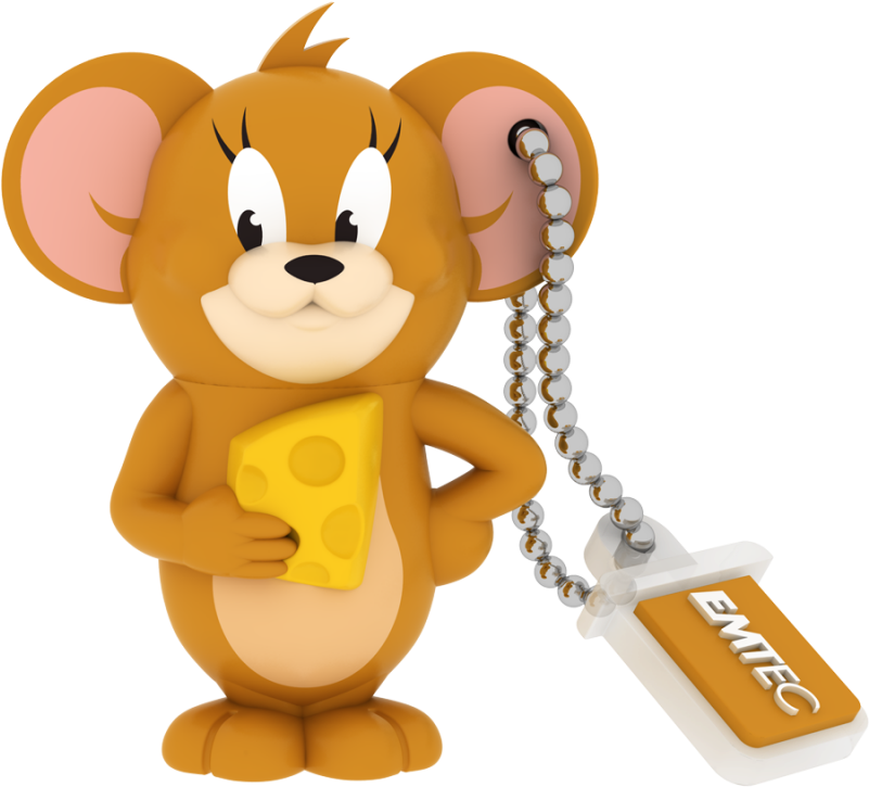 Tom & Jerry, Jerry Front Closed - Usb Emtec 8gb Jerry Clipart (800x800), Png Download