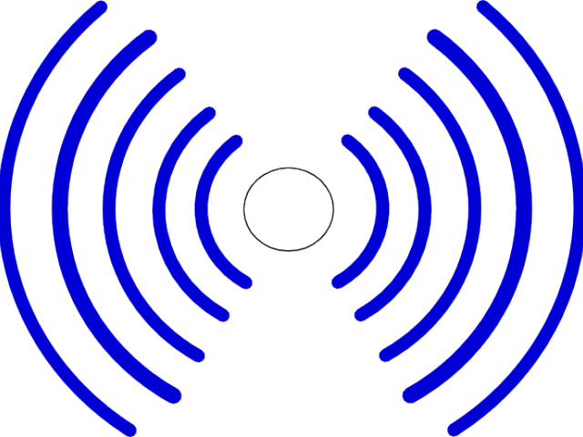 Sound Wave Clipart Transparent - Sound Waves Clipart Png (640x480), Png Download