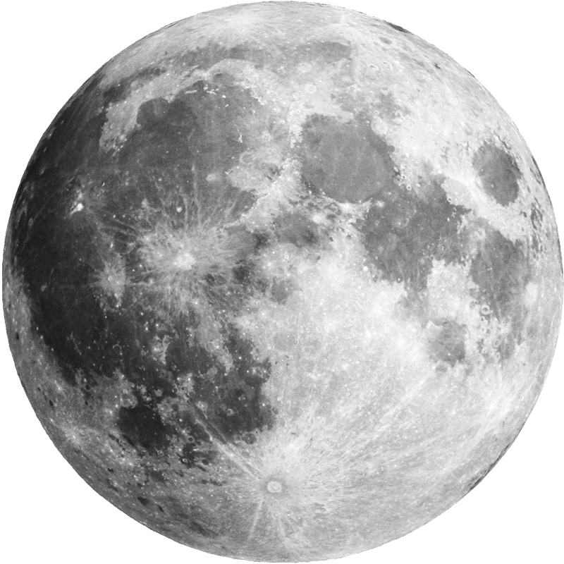 Super Moon Transparent Image Space Images - Moon No Background Clipart (800x800), Png Download
