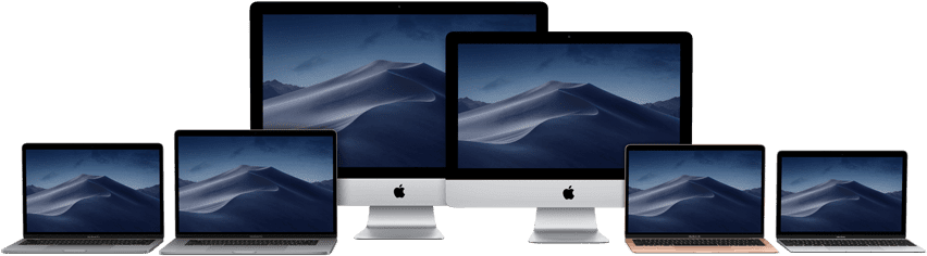 Compare Mac Models Clipart (1024x342), Png Download