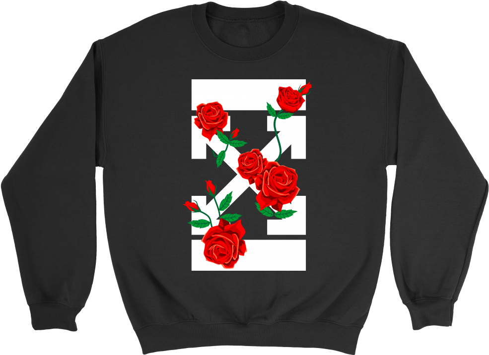 Rose Vine Sweatshirt - Just Do It Gymnastics Clipart (1000x1000), Png Download
