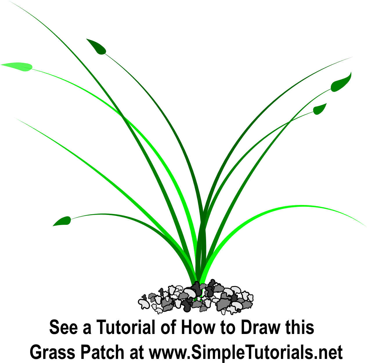 Patch Of Grass Clipart (1268x1250), Png Download