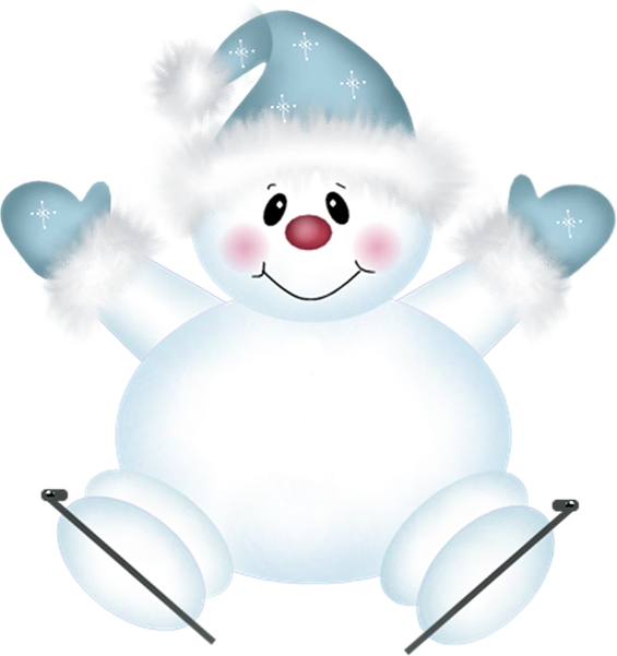 Snowman Clipart, Snowman Cards, Christmas Snowman, - Cute Snowman Clipart - Png Download (565x601), Png Download