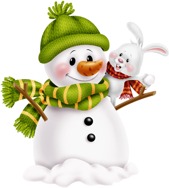 Snowman Clipart, Christmas Clipart, Mary Christmas, - Bonhomme De Neige Dessin Couleur - Png Download (600x656), Png Download