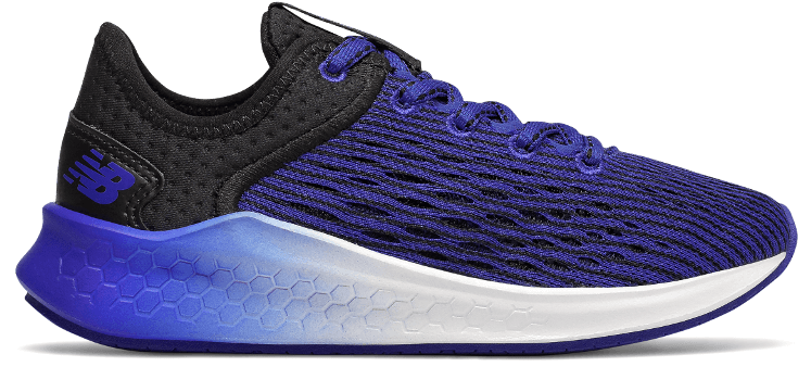 New Balance Little Kids Ykfstuv Black With Uv Blue - Sneakers Clipart (800x800), Png Download