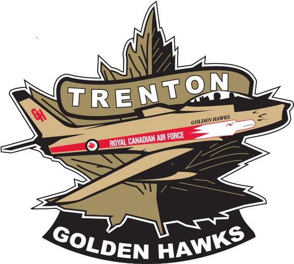 G-hawks Stopped In Cobourg - Trenton Golden Hawks Jersey Clipart (587x532), Png Download