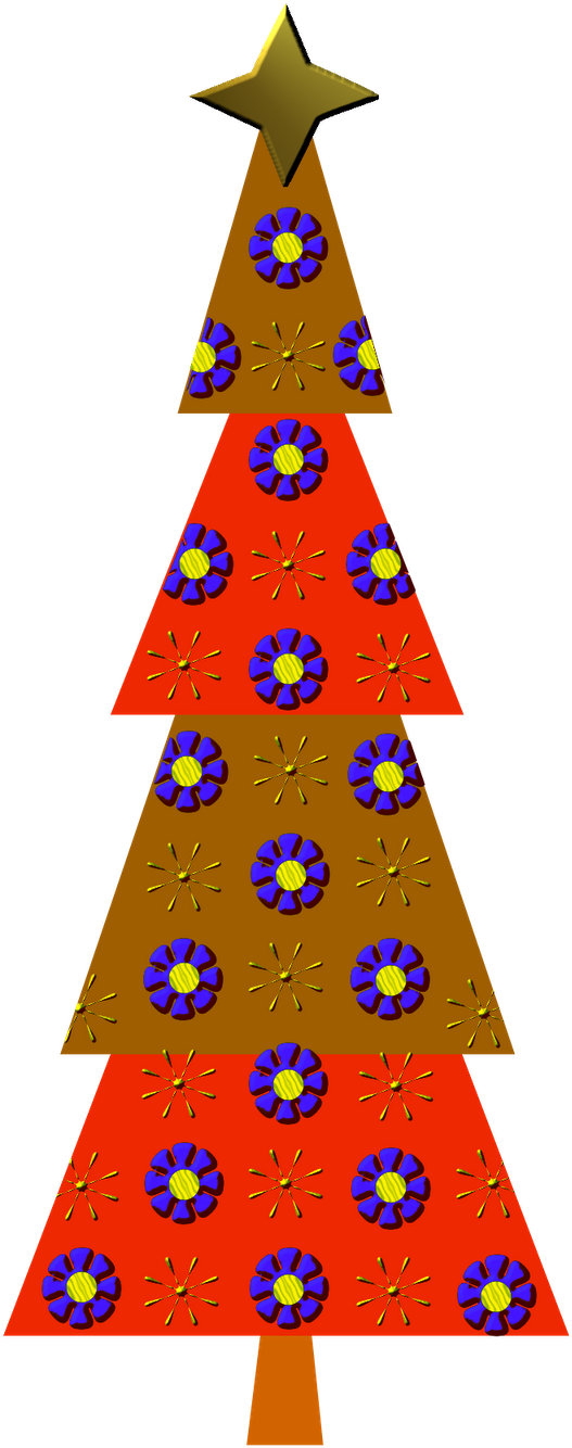 Natal Árvores E Flôres - Pine Tree Christmas Shape Png Clipart (758x1600), Png Download