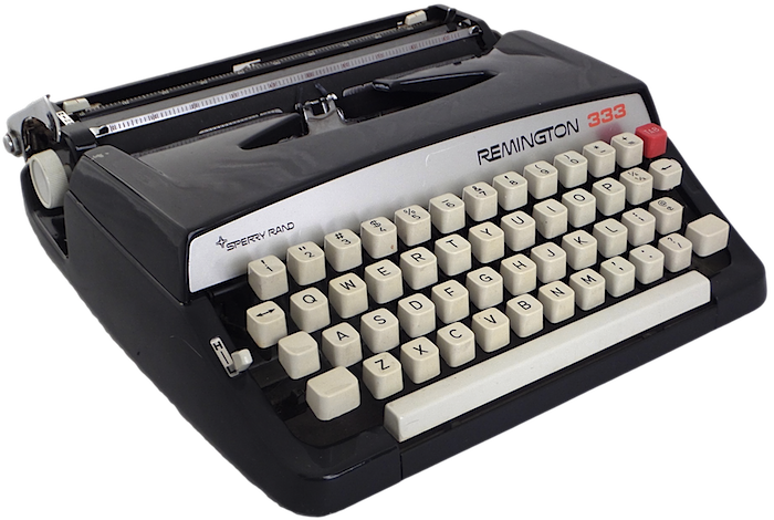 Remington 333 Portble Typewriter - Sperry Rand Remington 333 Clipart (700x470), Png Download