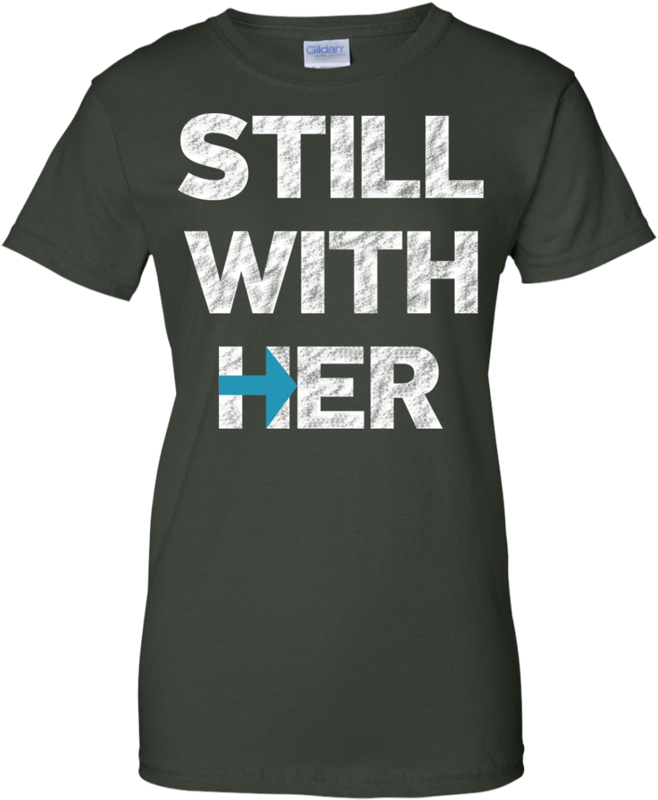 Hillary Clinton Still With Her T Shirt - Star Wars Metal Shirt Clipart (1155x1155), Png Download