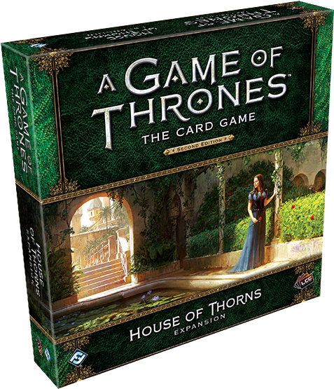 A Game Of Thrones - House Of Thorns Extension Box Cover Ffg Clipart (500x609), Png Download