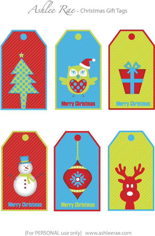 Christmas Printables Round Up - Kids Christmas Tags Clipart (595x842), Png Download