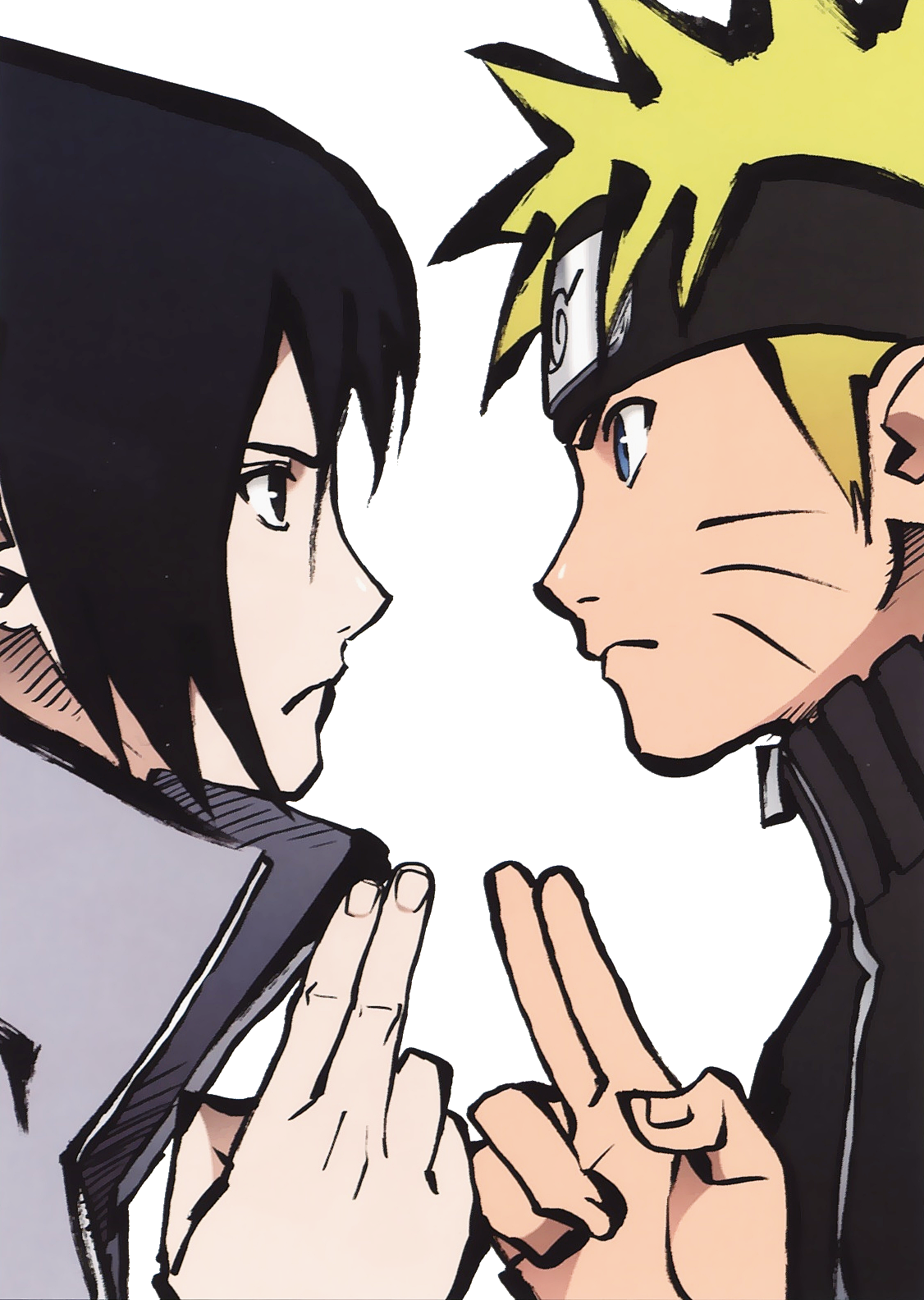 Sasuke - Naruto And Sasuke Clipart (500x703), Png Download