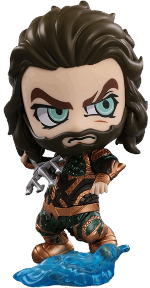 Aquaman Cosbaby Vinyl Hot Toys Figure - Cosbaby Justice League Aquaman Clipart (600x600), Png Download