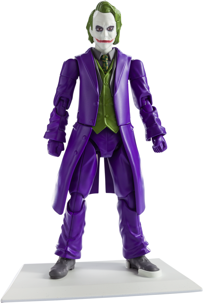 The Dark Knight The Joker - Dc Multiverse Dark Knight Joker Clipart (700x1068), Png Download