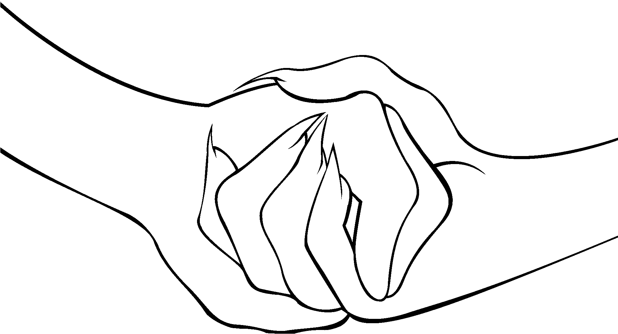 Holding Hands Png Photo - Drawing Clipart (2000x1500), Png Download