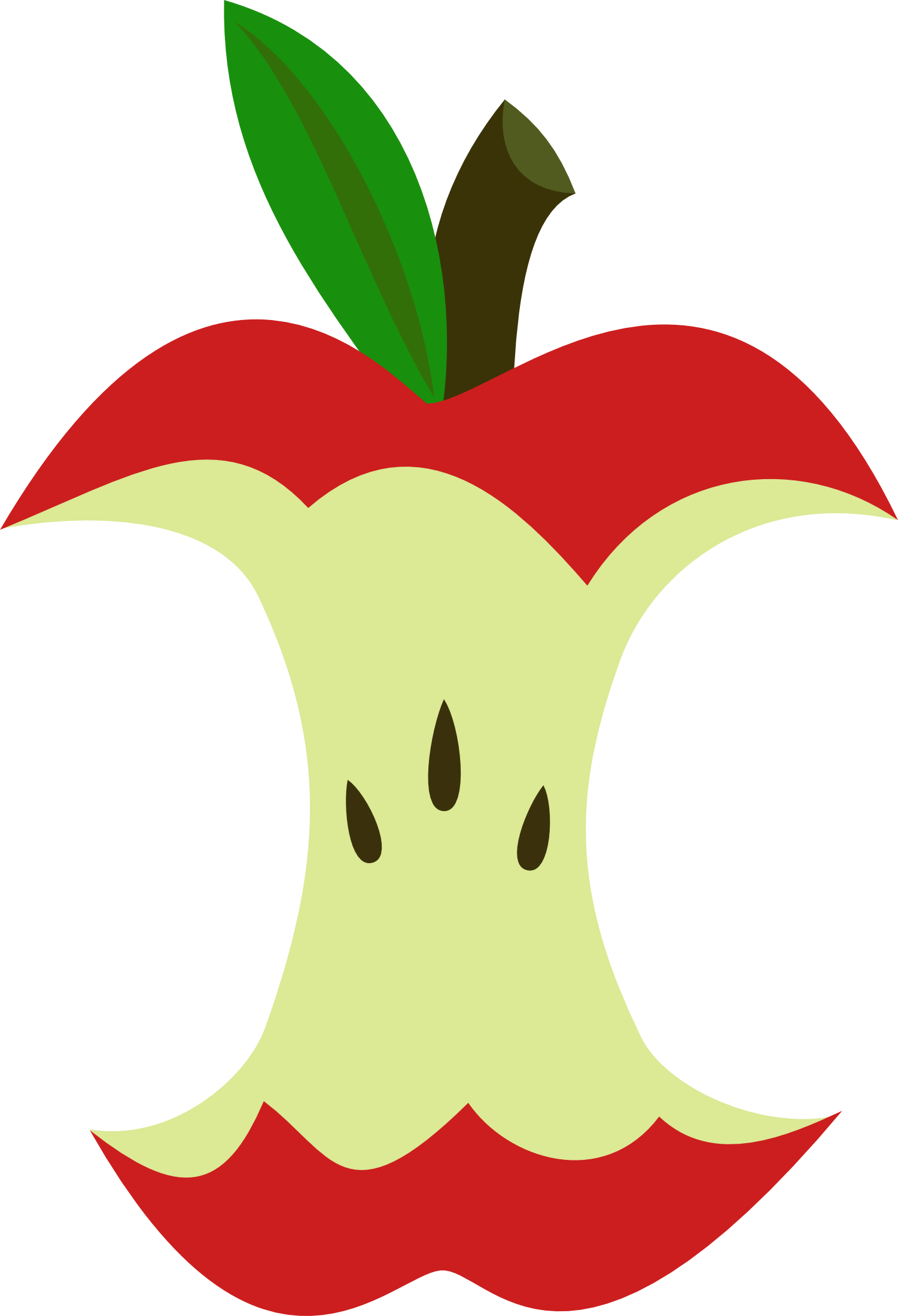 Apple Cores Holding Hands Png Royalty Free Stock - Background Radiation In The Uk Clipart (1501x2200), Png Download