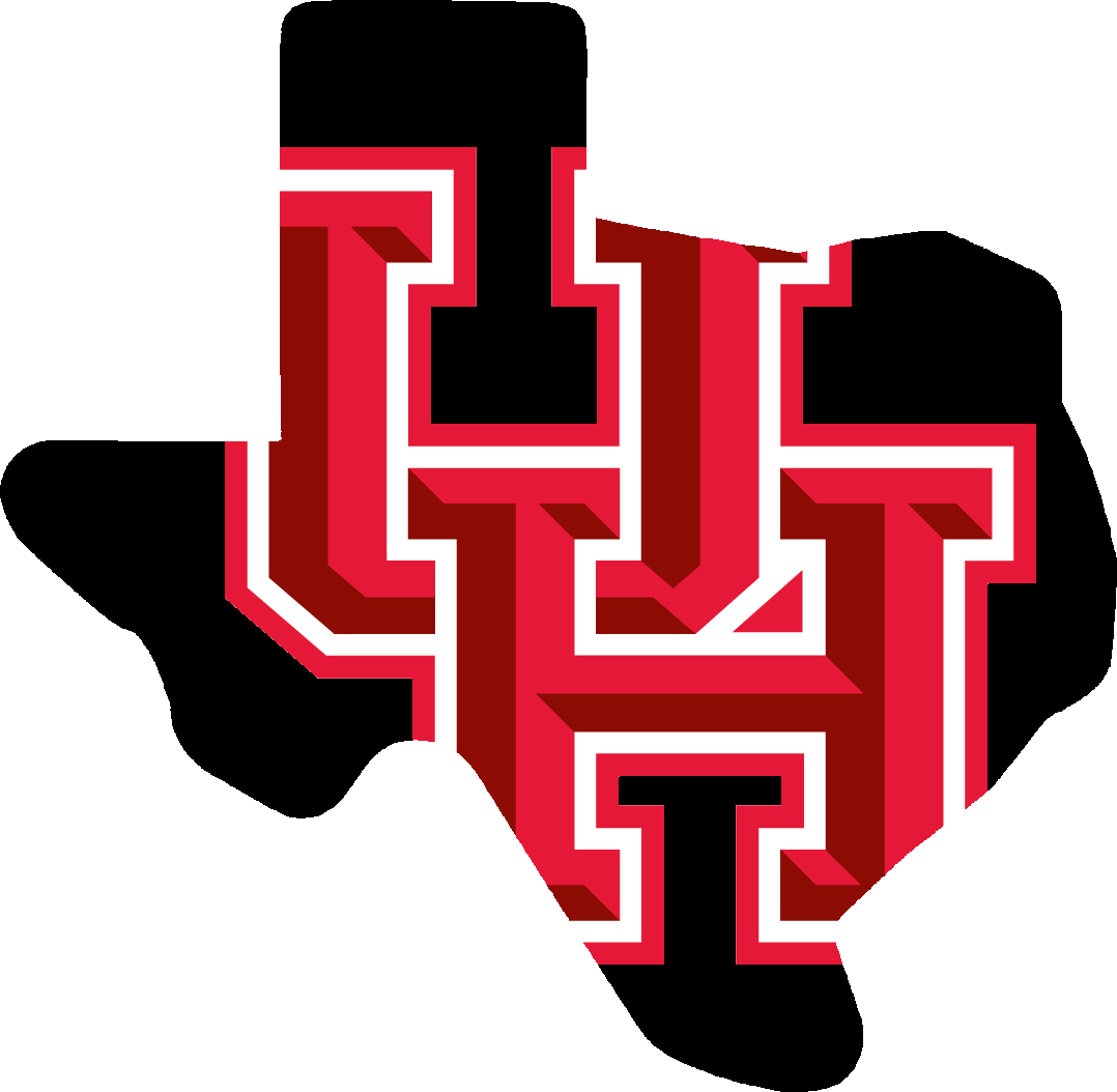 I'd Much Rather Have The Uh Logo Imposed On The State - Houston Cougars Clipart (1078x1054), Png Download
