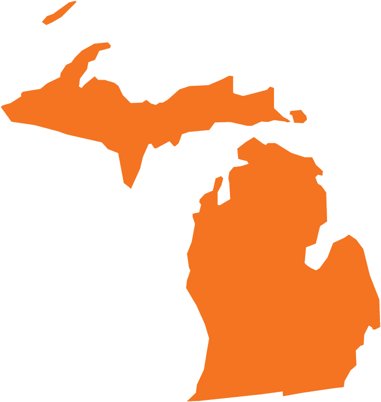 Michigan Clipart - State Of Michigan - Png Download (762x802), Png Download