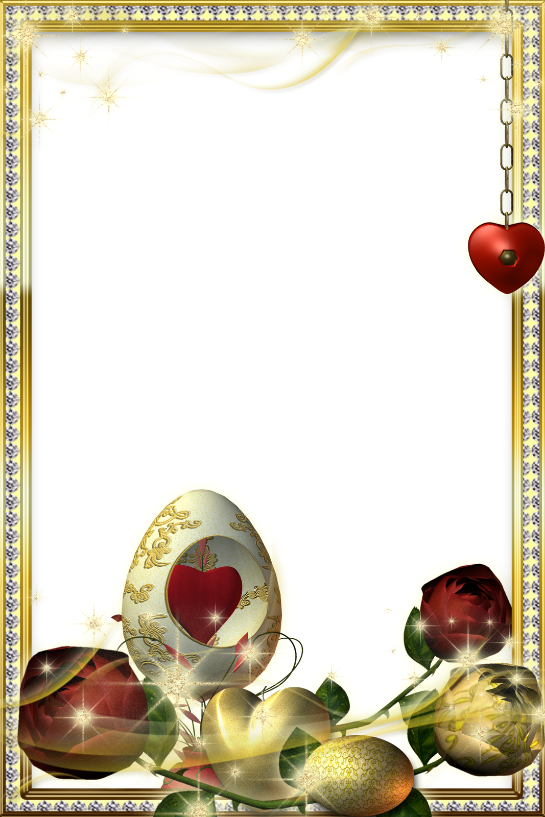 Frames Png Pascoa - Pascoa Frames Clipart (1067x1600), Png Download
