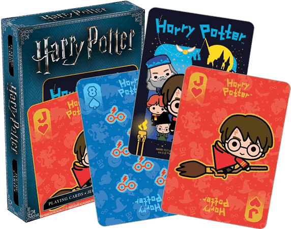 Harry Potter Chibi Styled Playing Cards - Playing Card Clipart (600x600), Png Download