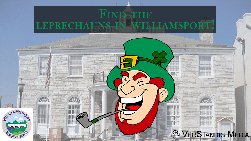 Find The Leprechauns In The Town Of Williamsport - Leprechaun Clipart (800x450), Png Download